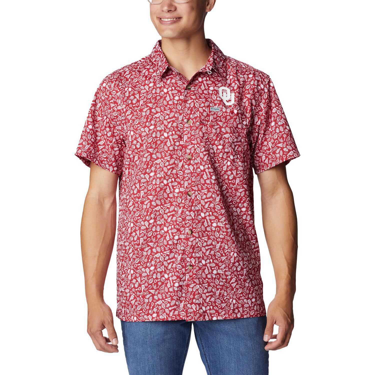 Men's Reyn Spooner Red Georgia Bulldogs Classic Button-Down Shirt