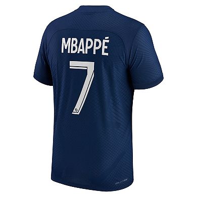 Men's Nike Kylian Mbappé Blue Paris Saint-Germain 2022/23 Home Authentic Player Jersey
