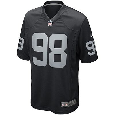 Men s Nike Maxx Crosby Black Las Vegas Raiders Game Jersey