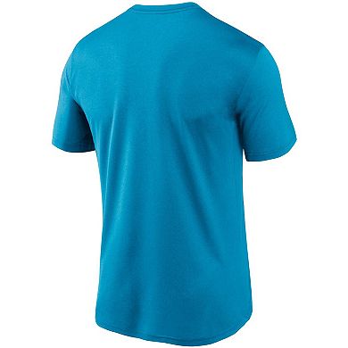 Men's Nike Blue Carolina Panthers Logo Essential Legend Performance T-Shirt