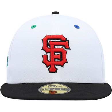 Men's New Era White/Black San Francisco Giants 1984 MLB All-Star Game Primary Eye 59FIFTY Fitted Hat