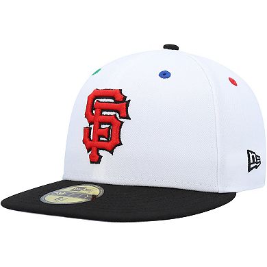 Men's New Era White/Black San Francisco Giants 1984 MLB All-Star Game Primary Eye 59FIFTY Fitted Hat