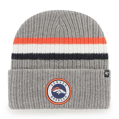 Men's '47 Gray Denver Broncos Highline Cuffed Knit Hat