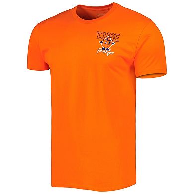 Men's Orange Syracuse Orange Vintage Through the Years Two-Hit T-Shirt