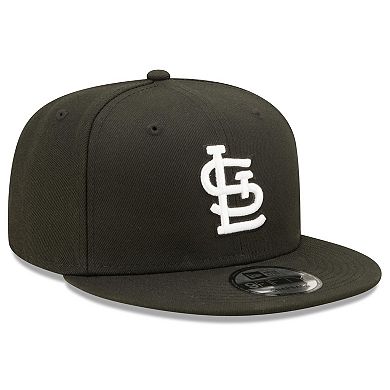 Men's New Era Black St. Louis Cardinals Team 9FIFTY Snapback Hat