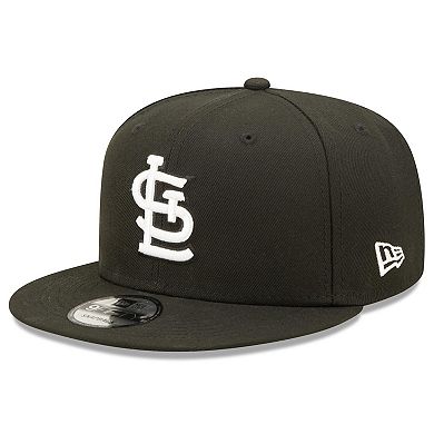 Men's New Era Black St. Louis Cardinals Team 9FIFTY Snapback Hat