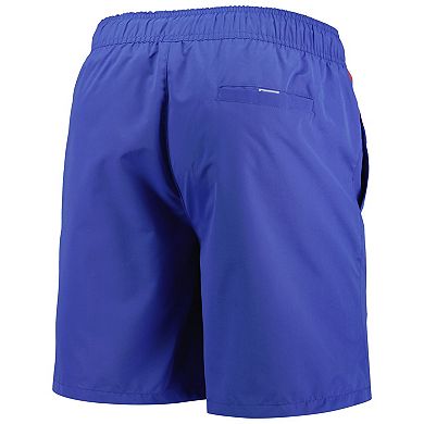 Men's Starter Blue New York Rangers Freestyle Volley Swim Shorts