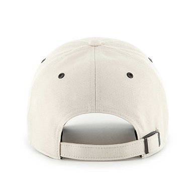 Men's '47 Cream Boston Celtics Lunar Clean Up Adjustable Hat