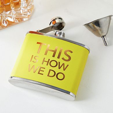 4-pack 5 Oz Flask For Women In 4 Designs, Liquor Canteen For Girls Trip Gifts
