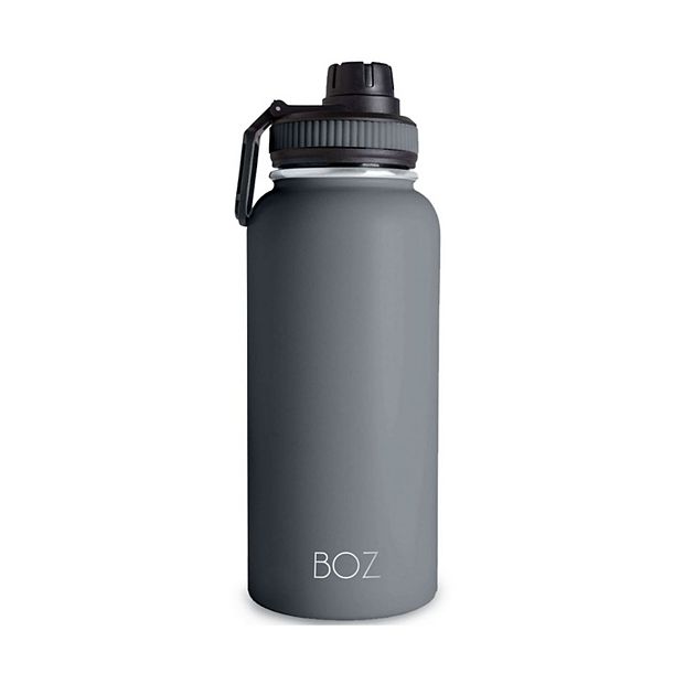 BOZ Stainless Steel Water Bottle XL (1 L / 32oz) Wide Mouth Double Wall  Insulated