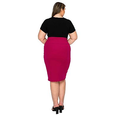 Plus Size Molly Pencil Skirt