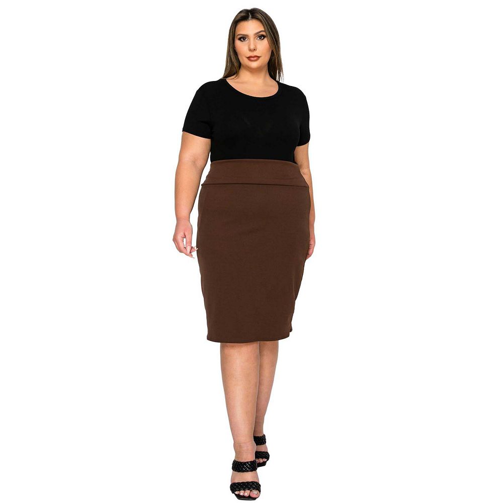 Plus Size Molly Pencil Skirt