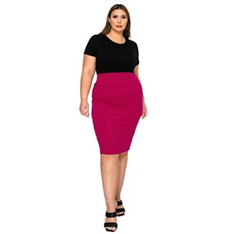 Plus Size Molly Pencil Skirt