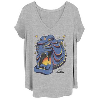Disney's Aladdin Juniors' Plus Size Cave Of Wonders Entrance Graphic Tee