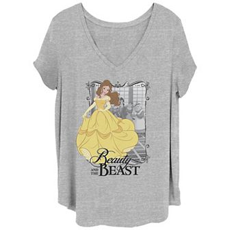 Disney's Beauty And The Beast Belle Juniors' Plus Size Ballgown Graphic Tee