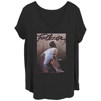 Juniors' Plus Size Footloose Vintage Poster Graphic Tee