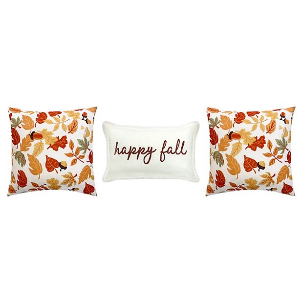 Celebrate Together™ Fall 3-Pack Happy Fall Throw Pillow Set