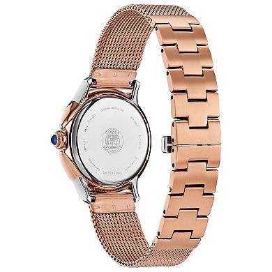 Citizen Women's Eco-Drive Ceci Diamond Accent Rose Tone Bracelet Watch
