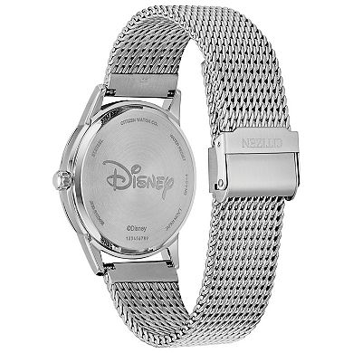 Disney's Mickey Mouse Citizen Unisex Stainless Steel Mesh Bracelet Watch