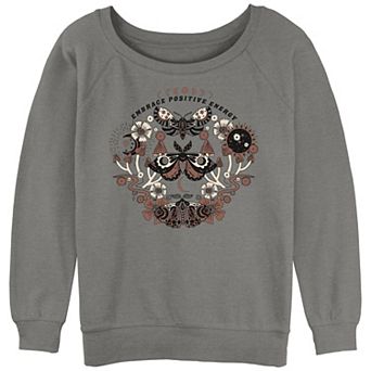 Juniors' Embrace Positive Energy Slouchy Terry Pullover