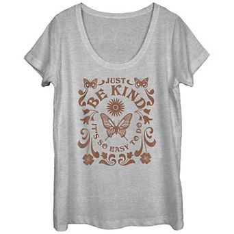 Juniors' Just Be Kind It's So Easy To Do Graphic Tee