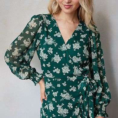 Women's LC Lauren Conrad High Low Wrap Maxi Dress