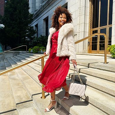 Women's LC Lauren Conrad High Low Wrap Maxi Dress