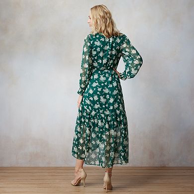 Women's LC Lauren Conrad High Low Wrap Maxi Dress