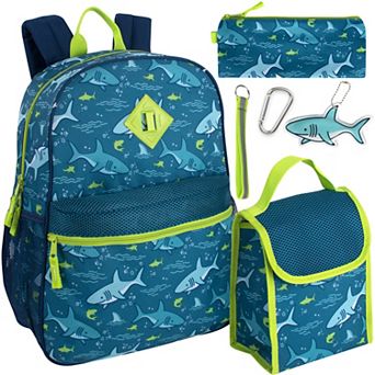 Backpack, Lunch Bag & Accessories 6 pc Set