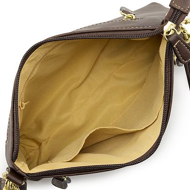 Stone & Co. Crunch Leather Crossbody Bag