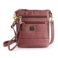 Stone Mountain 40th Anniversary LEATHER Crossbody Purse in Olive