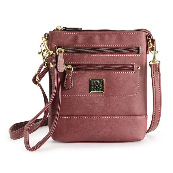Stone & Co. Crunch Leather Convertible Crossbody Bag