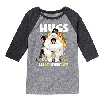 Boys 8-20 Disney's Big Hero 6 The Series Hugs All Day Graphic Tee
