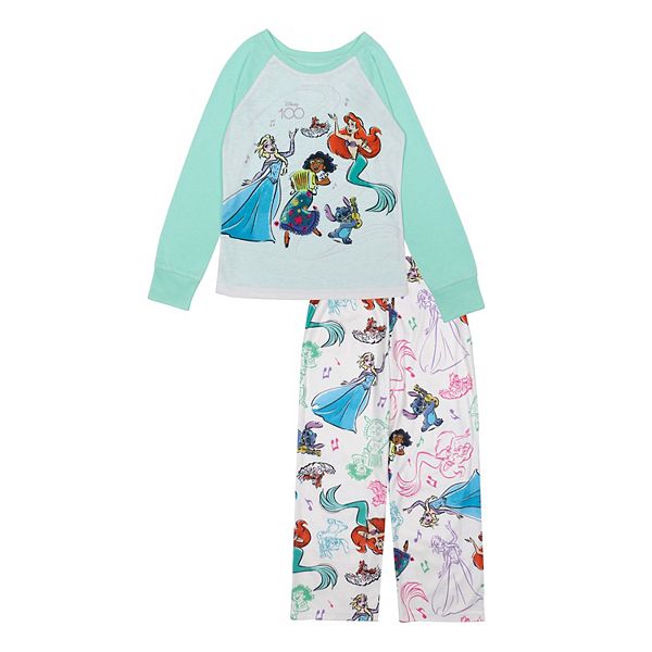 Girls Disney Snuggle Pique Pajamas Set PJ