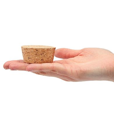 6 Pack Size #28 Tapered Cork Plugs for Jars and Bottles (2.1 x 1.88 x 0.94 In)