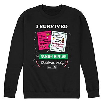 Men's The Office Survived Dunder Mifflin Christmas Sweatshirt