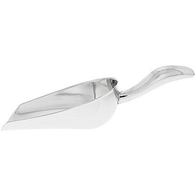 6oz Stainless Steel Scoop for Ice Bucket, Small Silver Metal Scoop, 9.2 x 3.3