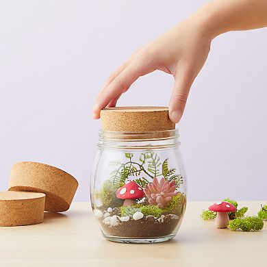 Size #48 Large Tapered Cork Plugs for Jars and Bottles (3.48 x 3.27 x 1.29 In, 3 Pack)