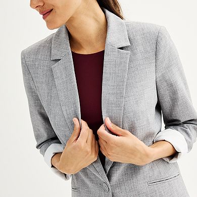Women's Nine West Classic Single Button Blazer