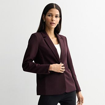 Women's Nine West Classic Single Button Blazer