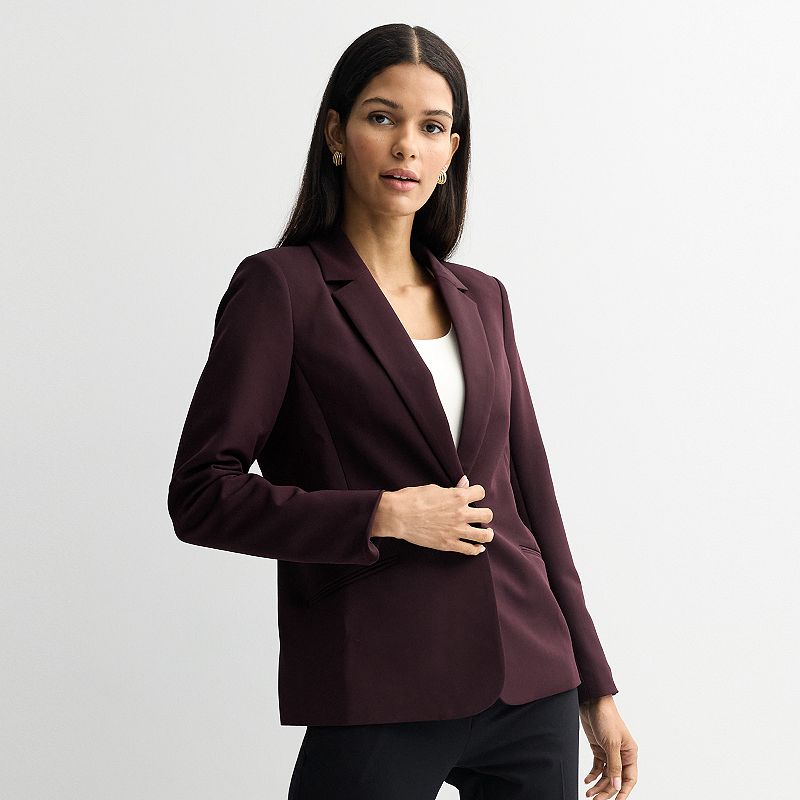 Women's Nine West Classic Single Button Blazer, 