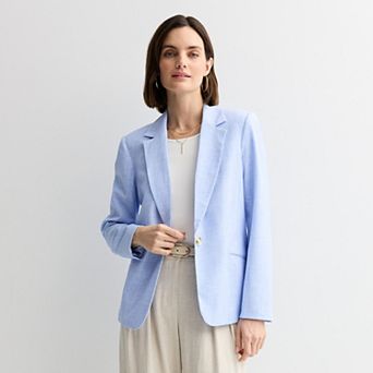 Women's Nine West Classic Single Button Blazer
