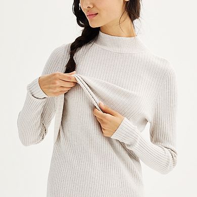 Maternity Sonoma Goods For Life® Side Slit Nursing Sweater Dress