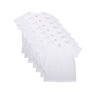 Boys Hanes® 5+2 Bonus Pack Ultimate Moisture Wicking White Crewneck Undershirt