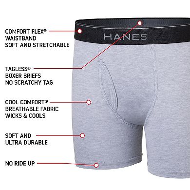 Boys 4-20 Hanes Ultimate 5 + 2 Boxer Brief Bonus Pack