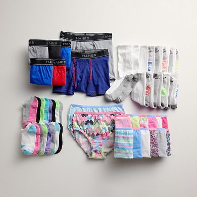 Hanes Ultimate Boys' 5+2 Bonus Pack Soft & Lightweight Boxer Brief Underwear