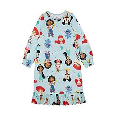 Disney's Lilo & Stitch Girls 4-10 Rainbow Stitch Nightgown & Matching  Doll Gown