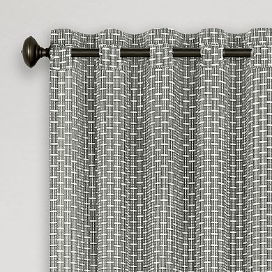 Achim Bedford Front Tab Window Curtain Panel