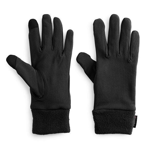 Women's Cuddl Duds® Jersey Cuff Fleece Touchscreen Gloves