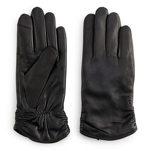 Kohls mens leather store gloves